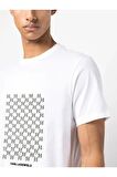 Reflective Monogram Logo Print T-shirt