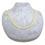 Pullu Altın Zincir 4Mm 14 Ayar Altın 65Cm