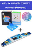 Moyu 3m Profesyonel Speed Cube Ve Moyu Küp Zamanlayıcı Seti-3x3 Rubik Zeka Küpü Ve Zamanlayıcı