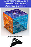 MATEMATİK - GEOMETRİ FORMÜLLÜ 3x3  Zeka Küpü-Speed Cube -Sabır Küpü- MATEMATİĞİ EĞLENİRKEN ÖĞRENİN
