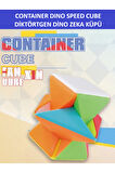DİKDÖRTGEN DİNO STICKERSIZ PROFESYONEL SPEED CUBE -ZEKA KÜPÜ - SABIR KÜPÜ - MUHTEŞEM BİR HEDİYE