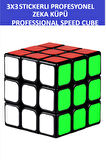 3X3X3 PROFESSIONAL SPEED CUBE STICKERLI - STICKERLI PROFESYONEL RUBİK ZEKA SABIR KÜPÜ