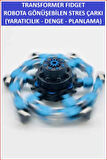 DÖNÜŞTÜRÜLEBİLİR ROBOTİK STRES ÇARKI - ROBOTIC FIDGET SPINNER -RENK:MAVİ