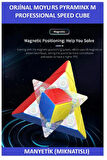 MOYU RS PYRAMINX MIKNATISLI PROFESYONEL SPEED CUBE-3X3 ZEKA KÜPÜ-SABIR KÜPÜ-WCA TURNUVA KÜPÜ