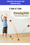 MOON BALL (YÜKSEĞE ZIPLAYAN TOP) - 7 CM - SÜPER EĞLENCELİ UZAY TOPU-DESENLİ - SPACE BALL BOUNCY BALL