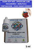Zeka Küpü Yağı - 5 ml - Non-toxıc Speedcube Lubrıcant - Hızlandırıcı Ve Koruyucu Küp Yağı- Lube