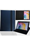 Samsung X200 Tab A8 10.5" Tablet Uyumlu Standlı Üniversal Kapaklı Tablet Kılıfı