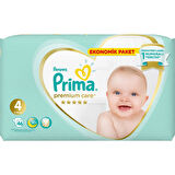 Prima Premium Care Bebek Bezi Eko Paket 4 Beden 46 Adet