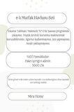 6 Parça Mutfak Havlusu Seti &amp;#37;100 Pamuklu Zahter