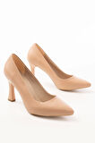 St-001 Nut Günlük 9 Cm Topuklu Bayan Stiletto Ayakkabı