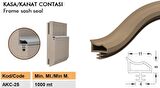 Contacall Ahşap Kapı Fitili Ahşap Kapı Contası Beyaz 25 Metre Ortadan Tırnaklı