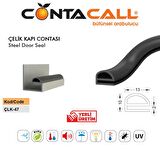 Contacall Çelik Kapı Fitili Çelik Kapı Contası 6 Metre Kahve