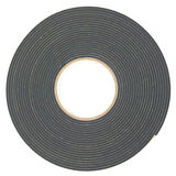 Contacall Kapı Pencere İzolasyon Bandı Yapışkan Kapı Pencere Süngeri Eva 3mmx20mm Siyah 25 Metre