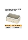 Contacall Testere Ağzı Fitili, Pano Kapak Kenar Fitili 10 Metre Gri