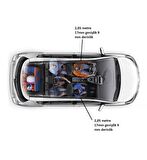 Contacall Toyota Verso Tavan Oluk Çıtası Tavan Oluk Fitili 4,10 metre Sağ-Sol Takım 17mm genişlik