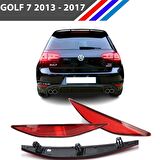 VW Golf 7 Arka Tampon Reflektörü Sol ve Sağ Takım 2013 - 2017