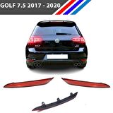 VW Golf 7.5 Arka Tampon Reflektörü Sol ve Sağ Takım 2017 - 2020