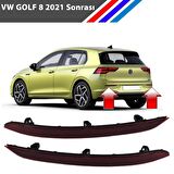 VW Golf 8 Arka Tampon Reflektörü Sol ve Sağ Takım 2021 Sonrası