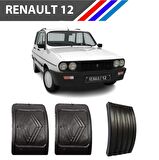 OTOZET Renault 12 Toros Gaz-Fren-Debriyaj Pedal Lastiği Üçlü Takım