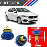 OTOZET Fiat Egea Kapı Döşeme Klipsi 25 Adetli Paket