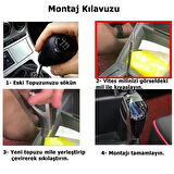 VIP Özel Tasarım Vites Topuzu Işıklı Renault Fluence - Clio 3-4-5 Megane 2 -3 