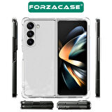Forzacase Samsung Galaxy Z Fold6 ile uyumlu Crystal Serisi Anti Shock Sert Silikon Kılıf