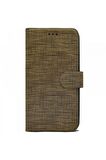 Huawei P30 Pro Kılıf Holster Canvas Kartlıklı Fabric Cüzdan