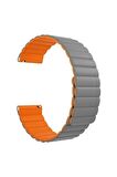 Amazfit GTR 2 47mm Kordon Çİft Renkli Loop Mıknatıslı KRD52 22mm