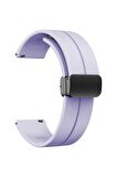 Amazfit GTR Lite 47mm Kordon Mıknatıslı Silikon 20mm Krd84