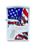 Zippo 2nd Amendment Plead With Flag Dizayn Çakmak