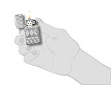 Zippo Diamond Pattern Dizayn Armor® Kasa Slim Çakmak