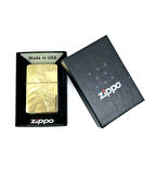 Zippo Amerikan Kartalı Ve Bayrak Dizayn High Polish Brass Dizayn Çakmak