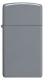 Zippo Slim Flat Grey - Gri Dizayn Çakmak