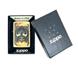 Zippo Tree Of Life Antique Brass Dizayn Çakmak