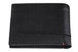 Zippo RFID Bloklamalı Nappa Deri Tri-Fold Cüzdan - Siyah