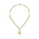 Pembe Burç Kolye Ucu Zincir Kolye ZKU024