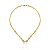 Çift Halat Taşlı Zincir Kolye ZKU035