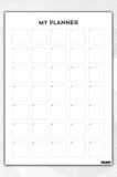 Zamansız Çok Amaçlı Günlük Haftalık Aylık Planlayıcı - A4 Ebat Yapılacaklar - 30 Yaprak - Planner