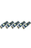 Femex 5 Adet T3-T4-T5 Duy Uyumlu Mini Led Ampul Kilometre Gösterge Ambians Aydınlatma Buz Mavisi