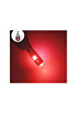 Femex 10 Adet T3-T4-T5 Duy Uyumlu Mini Led Ampul Kilometre Gösterge Ambians Aydınlatma Kırmızı