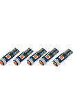 Femex 5 Adet T3-T4-T5 Duy Uyumlu Mini Led Ampul Kilometre Gösterge Ambians Aydınlatma Kırmızı