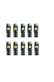 Femex 10 Adet T3-T4-T5 Duy Uyumlu Mini Led Ampul Kilometre Gösterge Ambians Aydınlatma Turuncu