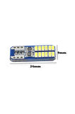 Femex 10 Adet T10 Led 24 Ledli Mini Yassı Tip Park, Plaka, İç Aydınlatma Beyaz
