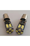 Femex 2 Adet H21W Led 12 Ledli Led BAY9S Ampul Beyaz