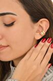 Zincir Model Çoklu Earcuff Kıkırdak Küpesi