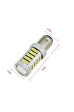 Femex 1016 Çift Duy Led P21/5W Tip BAY15D 66 Ledli Çapraz Tırnak Mercekli Beyaz