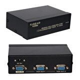 POWERMASTER PM-3502 2 PORT VGA SPLITTER DAĞITICI (350MHZ - 1920X1440)