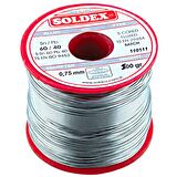 SOLDEX 0.75MM 500 GRAM İNCE LEHİM SN60 PB40