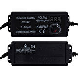 WINLIGHT WL-00111 3 VOLT - 24 VOLT - 2 AMPER 5.5*2.5 UÇLU DIGITAL EKRANLI AYARLI KADEMELİ ADAPTÖR