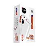 POWERWAY QC20 20000 MAH ÇİFT USB DİJİTAL EKRAN POWERBANK